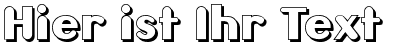Ihre Vorschau von der Schriftart Gilgongo Ombre