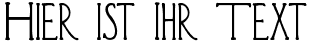 Ihre Vorschau von der Schriftart Diehl Deco