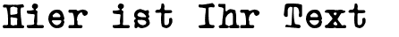 Ihre Vorschau von der Schriftart Powderfinger Type