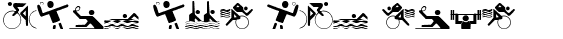 Ihre Vorschau von der Schriftart Olympicons