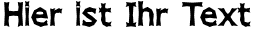 Ihre Vorschau von der Schriftart Chizz