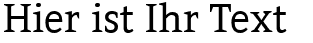 Ihre Vorschau von der Schriftart Contra