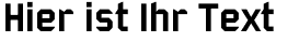 Ihre Vorschau von der Schriftart Bombardier