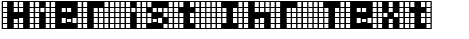 Ihre Vorschau von der Schriftart Pica Hole