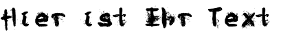 Ihre Vorschau von der Schriftart DBE-Beryllium