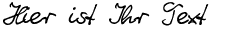 Ihre Vorschau von der Schriftart Handschrift MARTIN