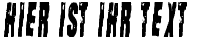 Ihre Vorschau von der Schriftart Straight Face