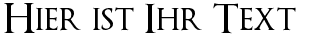 Ihre Vorschau von der Schriftart Optimus Princeps