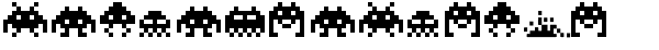 Ihre Vorschau von der Schriftart Invaders from Space