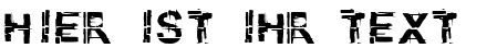 Ihre Vorschau von der Schriftart Kibblez no bitz