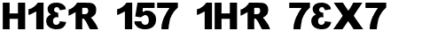 Ihre Vorschau von der Schriftart H4XX0R
