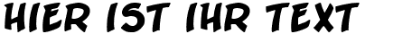 Ihre Vorschau von der Schriftart Sergeant Sixpack