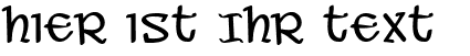 Ihre Vorschau von der Schriftart Ale and Wenches BB