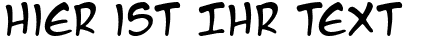 Ihre Vorschau von der Schriftart Manga Temple
