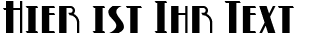 Ihre Vorschau von der Schriftart Betty Noir