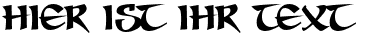 Ihre Vorschau von der Schriftart Seven Swordsmen BB