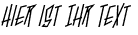 Ihre Vorschau von der Schriftart BlamBlam BB
