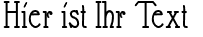Ihre Vorschau von der Schriftart Nathan
