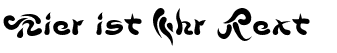 Ihre Vorschau von der Schriftart Beech