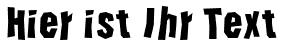Ihre Vorschau von der Schriftart Horseradish