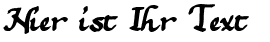 Ihre Vorschau von der Schriftart SF-Alexa