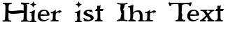 Ihre Vorschau von der Schriftart Immortal