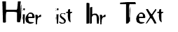 Ihre Vorschau von der Schriftart Prehistoric