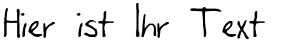 Ihre Vorschau von der Schriftart Sandyshand