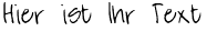 Ihre Vorschau von der Schriftart Sherlon