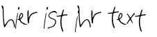 Ihre Vorschau von der Schriftart Stringbean