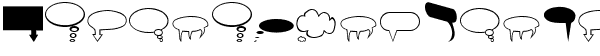 Ihre Vorschau von der Schriftart Carr Balloons