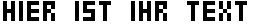 Ihre Vorschau von der Schriftart Ernest