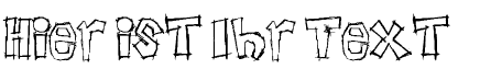 Ihre Vorschau von der Schriftart insert your name here