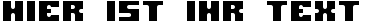 Ihre Vorschau von der Schriftart Jet Age