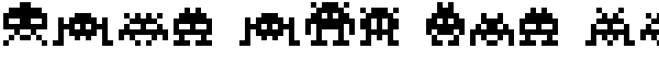 Ihre Vorschau von der Schriftart Invaders
