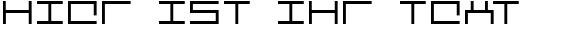 Ihre Vorschau von der Schriftart Mechanic