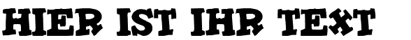 Ihre Vorschau von der Schriftart IronMan