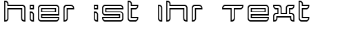 Ihre Vorschau von der Schriftart Quarx Outline