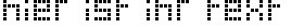 Ihre Vorschau von der Schriftart Decoder