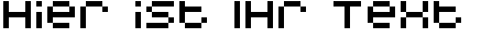 Ihre Vorschau von der Schriftart DoubleOhOne