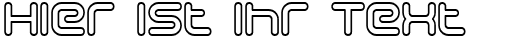 Ihre Vorschau von der Schriftart Sci-Fied Outline
