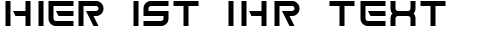 Ihre Vorschau von der Schriftart Space Frigate