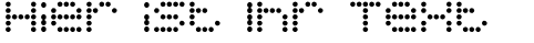 Ihre Vorschau von der Schriftart 5x5 Dots