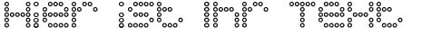 Ihre Vorschau von der Schriftart 5x5 Dots Outline