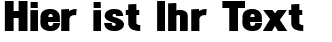Ihre Vorschau von der Schriftart Dinova Black