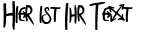 Ihre Vorschau von der Schriftart Shoestore