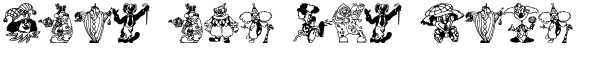 Ihre Vorschau von der Schriftart Clowners