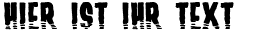 Ihre Vorschau von der Schriftart Channel Tuning