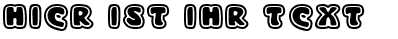 Ihre Vorschau von der Schriftart Moderno Outline