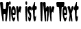 Ihre Vorschau von der Schriftart Jaunty